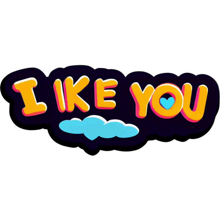 I like you emoji