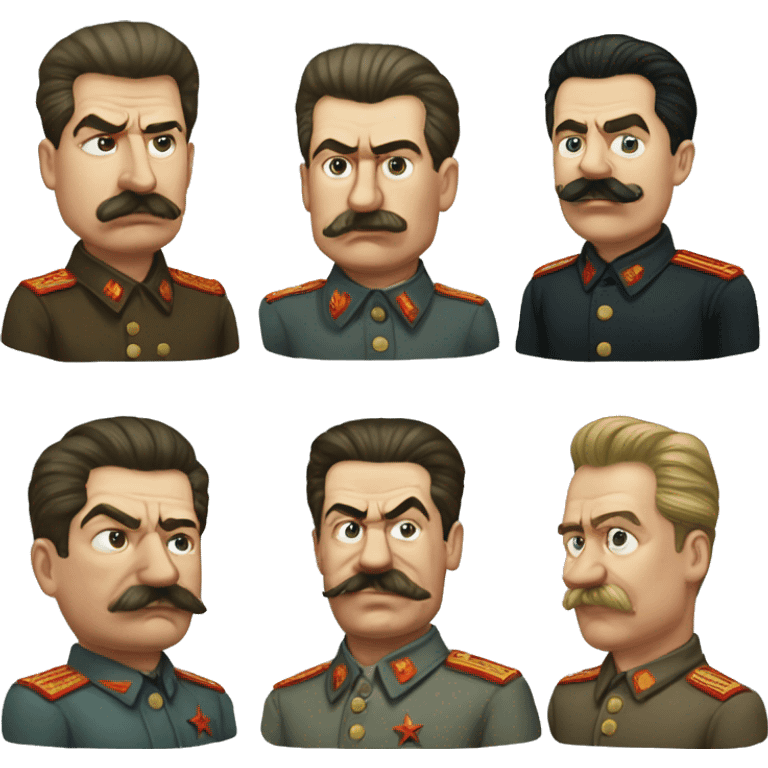 Joseph Stalin hitting the griddyy emoji