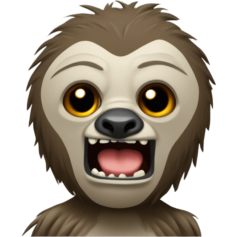 angry sloth emoji