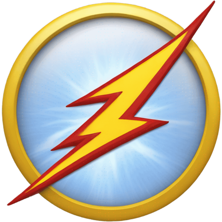 the flash logo emoji