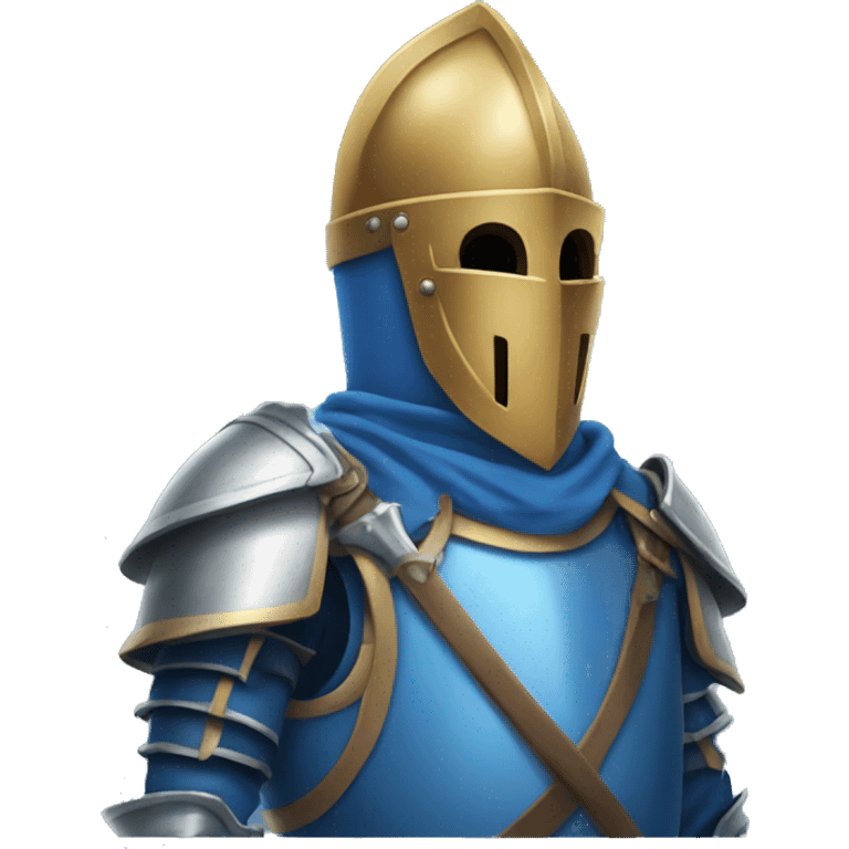 Blue knight emoji