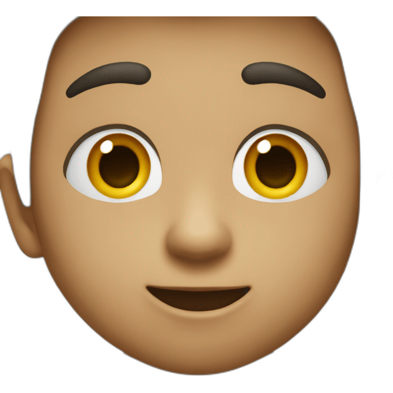 Niño negro picando ojo emoji