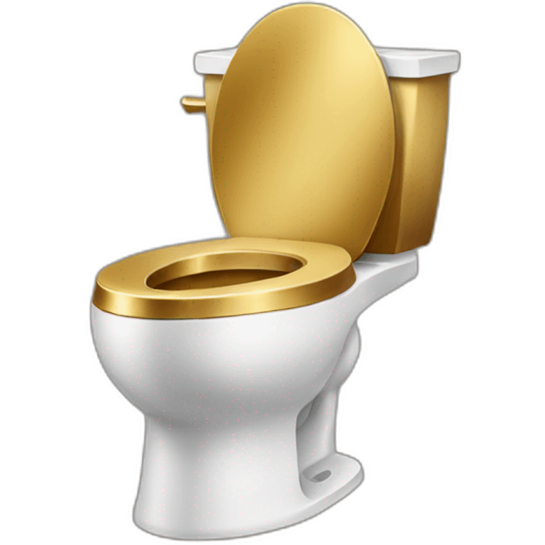 golden toilet emoji