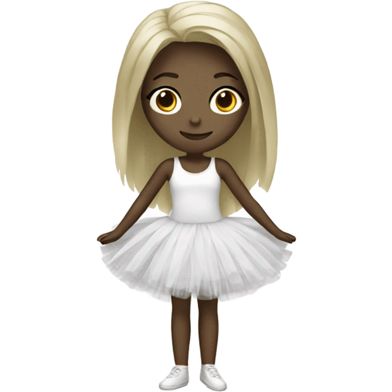 tutu olive white girl emoji