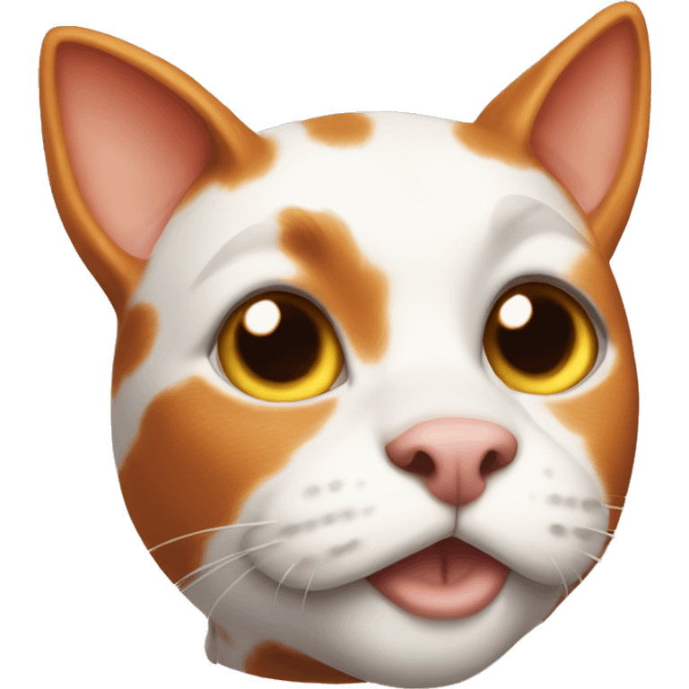 A cow orange cat. emoji