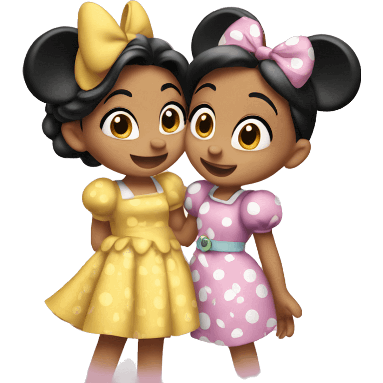 Minnie and daisy emoji