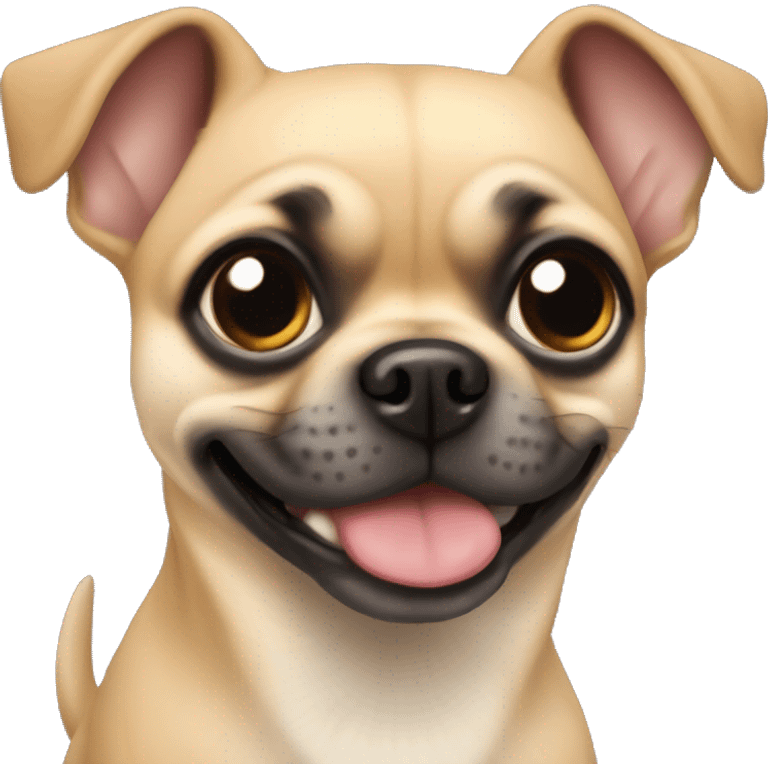 chihuahua pug mix  emoji