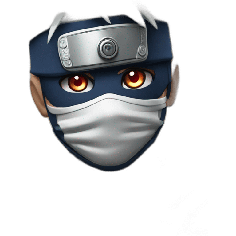 Kakashi WOth sharingan emoji