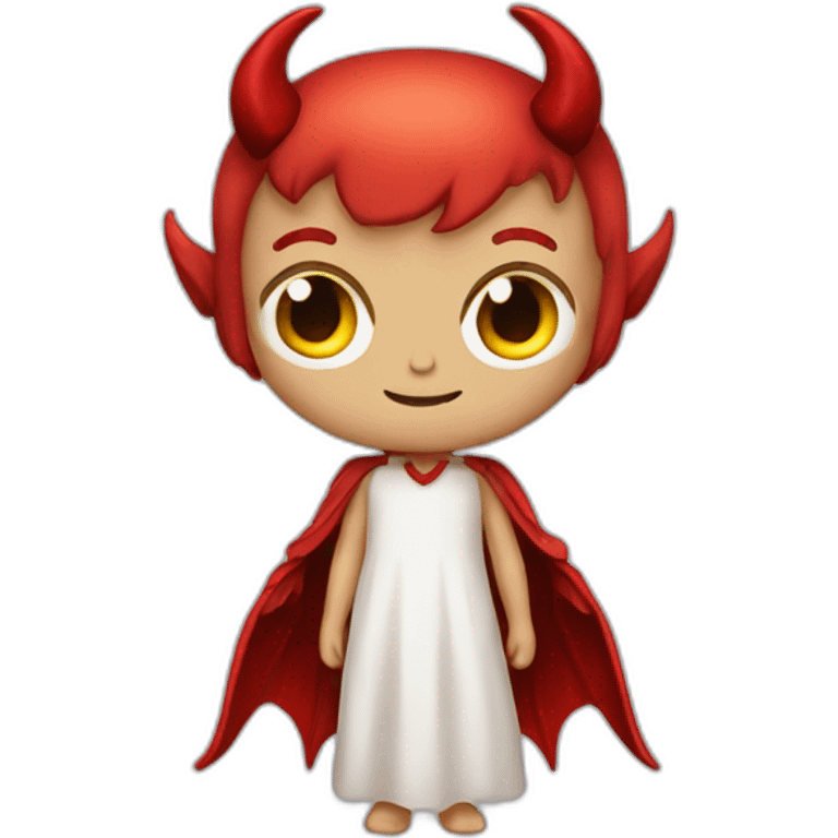 Diable sur ange emoji