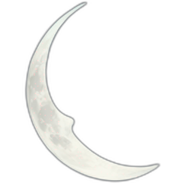 moon with clock emoji