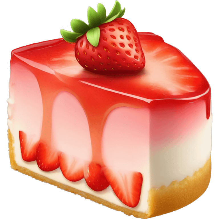 strawberry cheese cake emoji