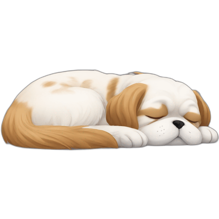 shitzu-sleeping emoji