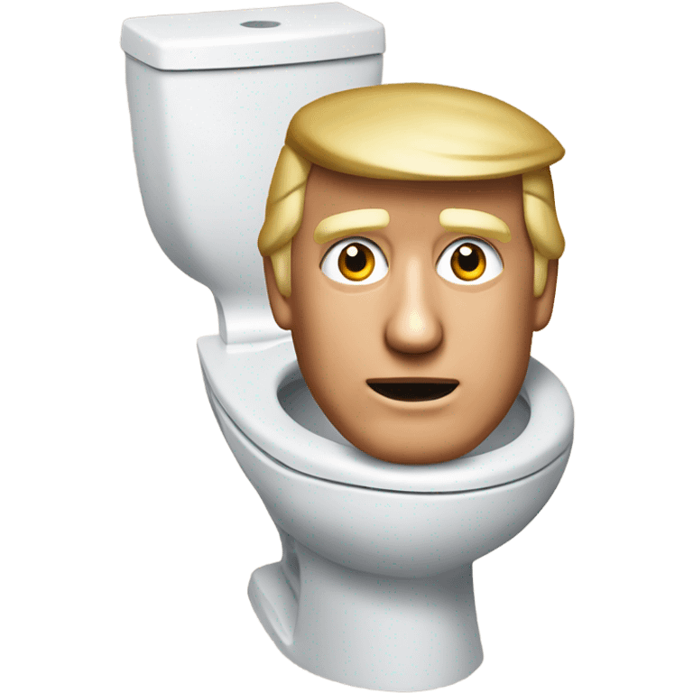 skibidi toilet donald trump emoji