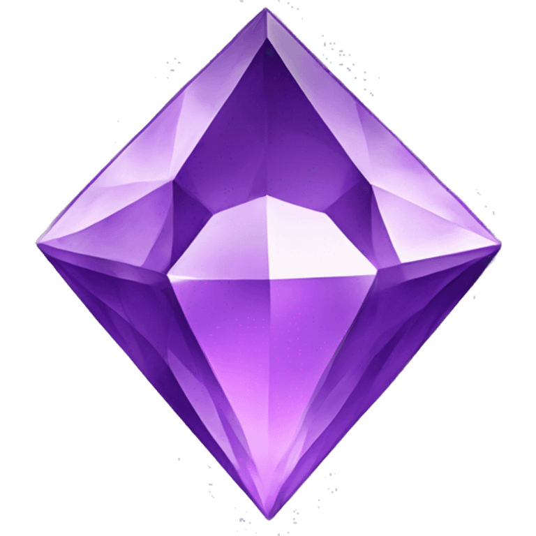 purple diamond emoji