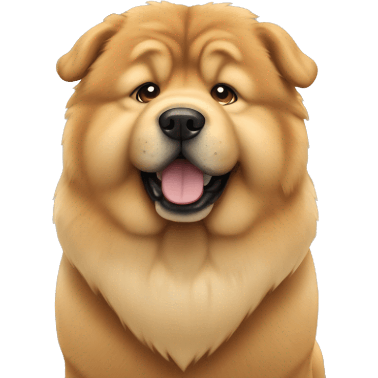 Dog chow chow  emoji