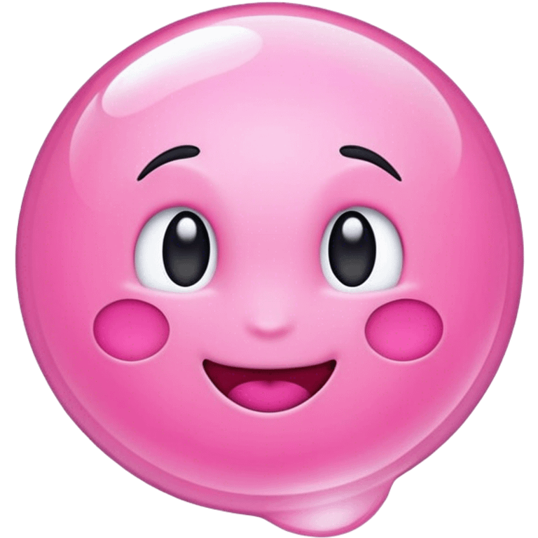 Pink iOS emoji bubble emoji