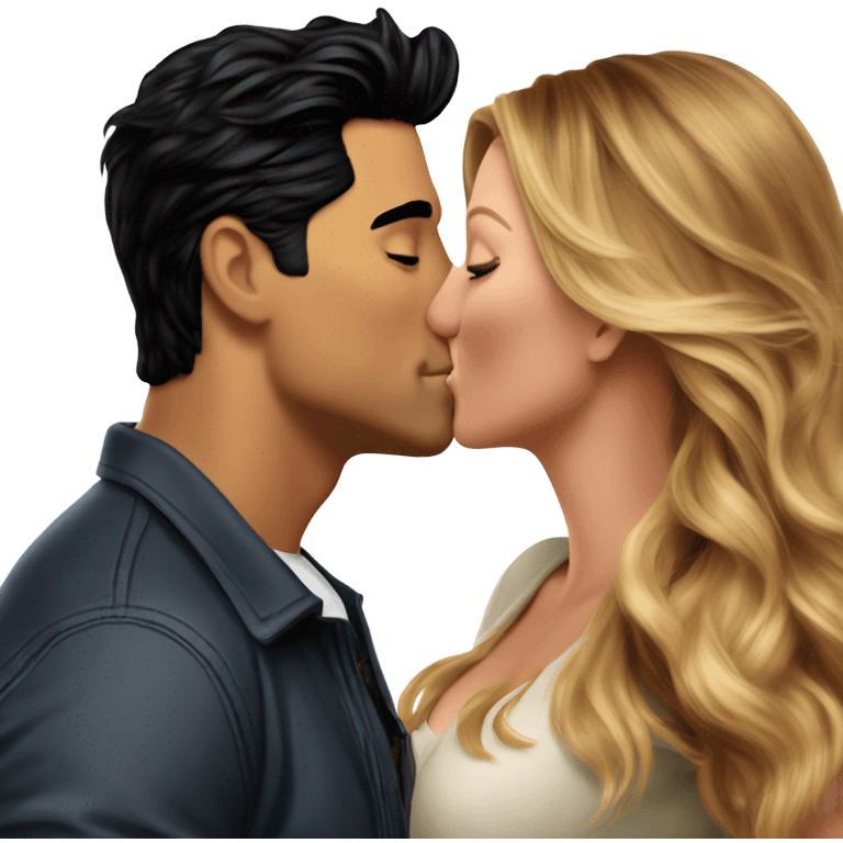 Mario Lopez kissing Blake lively emoji