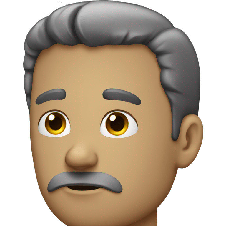 a sad men emoji