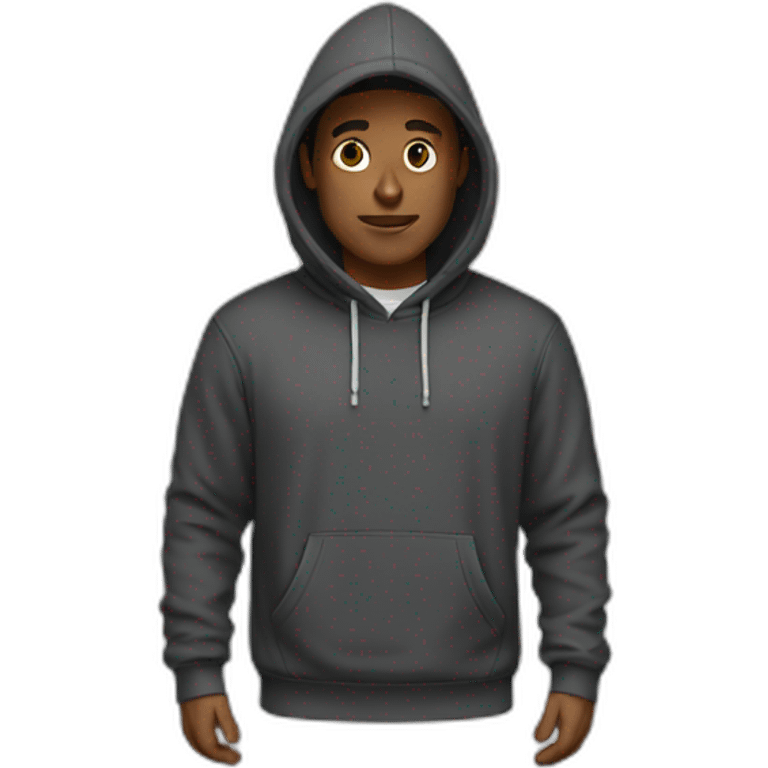 guy with hoodie  emoji