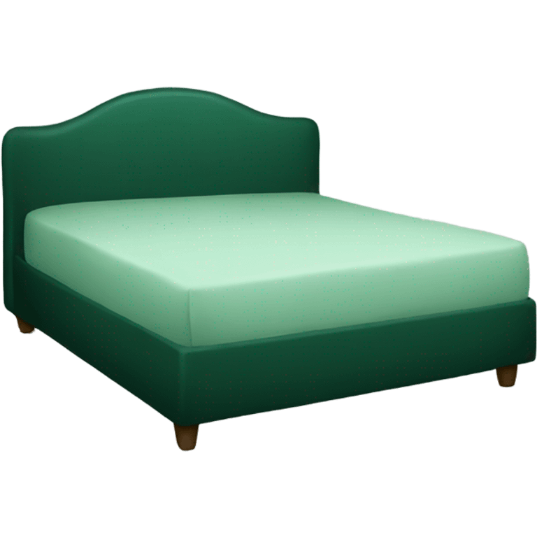 dark green bed  emoji