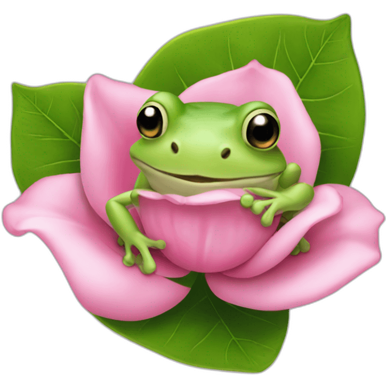 Grenouille-rose emoji