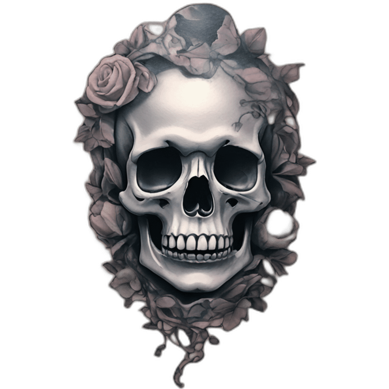 Momento Mori tattoo emoji