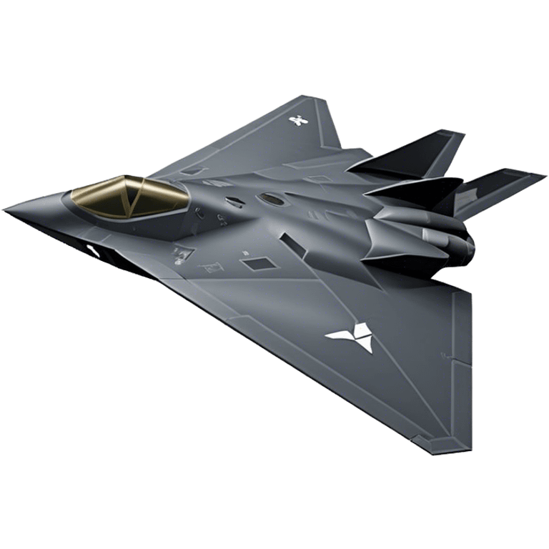 F-117 Nighthawk - Lockheed Martin (Stealth Grey) emoji