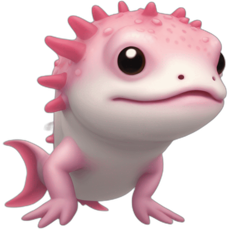 cute axolotl emoji