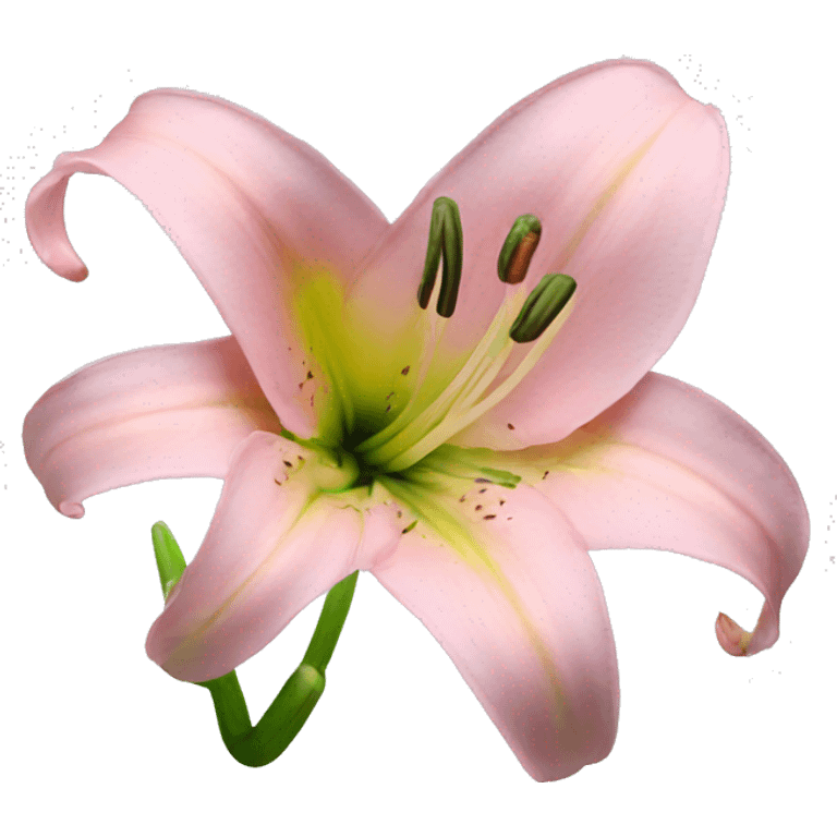 light pink lilium emoji