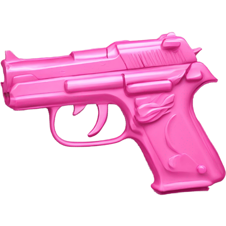 Pink gun emoji