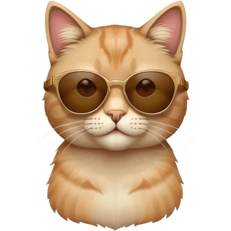 Cat wearing sunglasses emoji