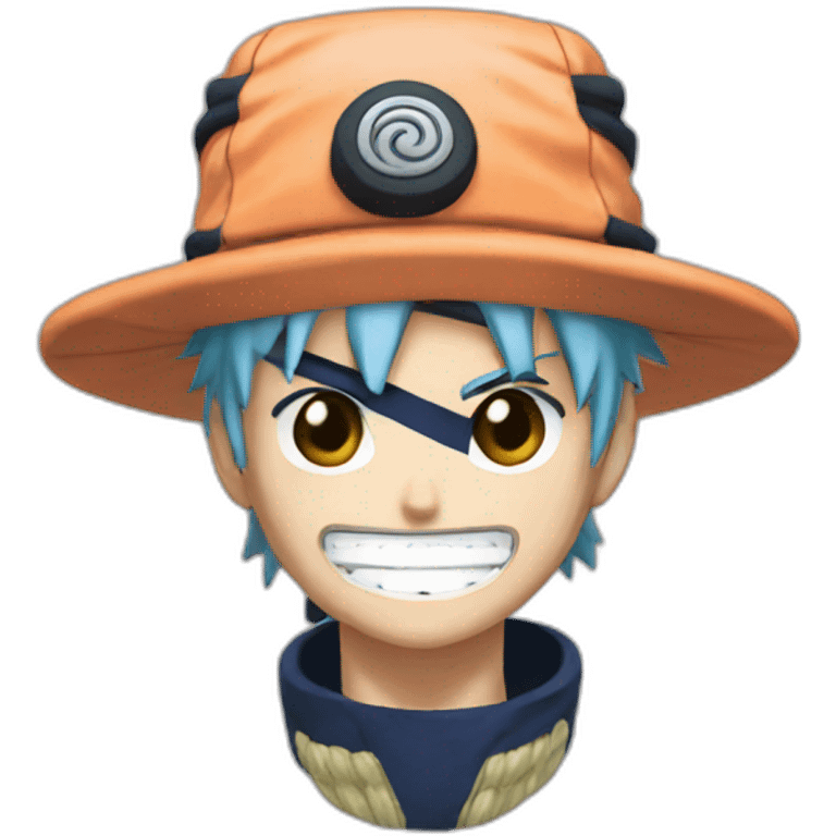 naruto one piece hat emoji