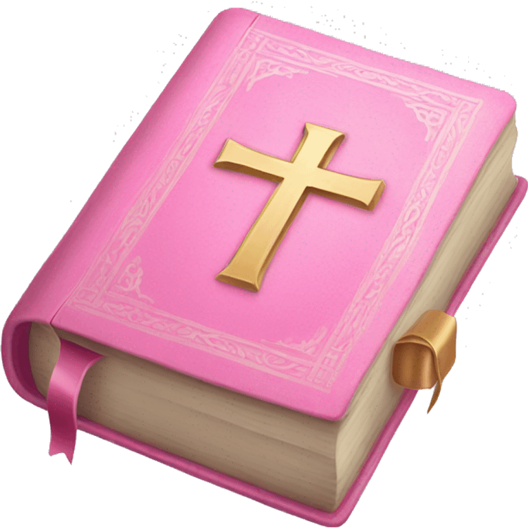 Pink Bible  emoji