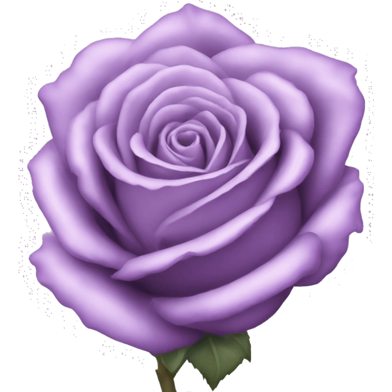 Lilac rose emoji