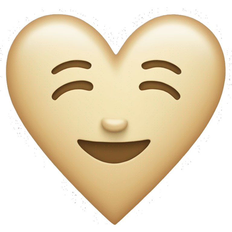 A light colored heart emoji