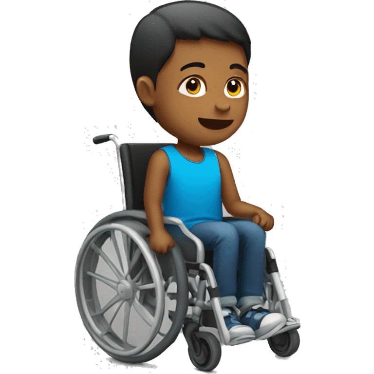 Kid in wheelchair  emoji