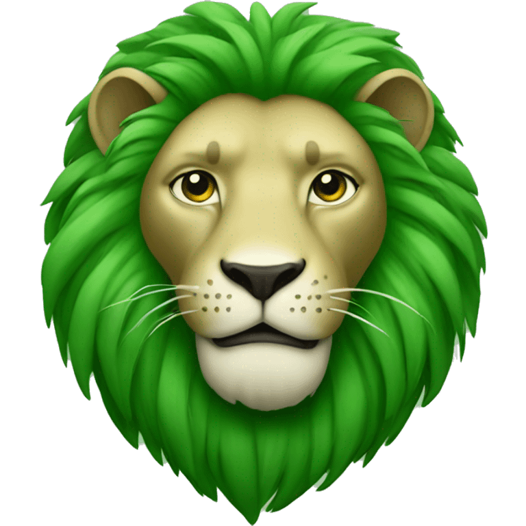 Green lion emoji