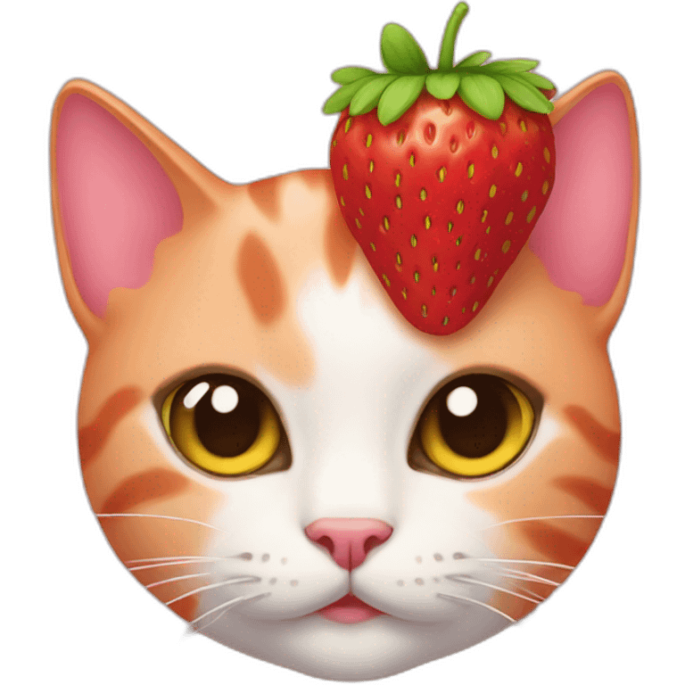 strawberry cat emoji