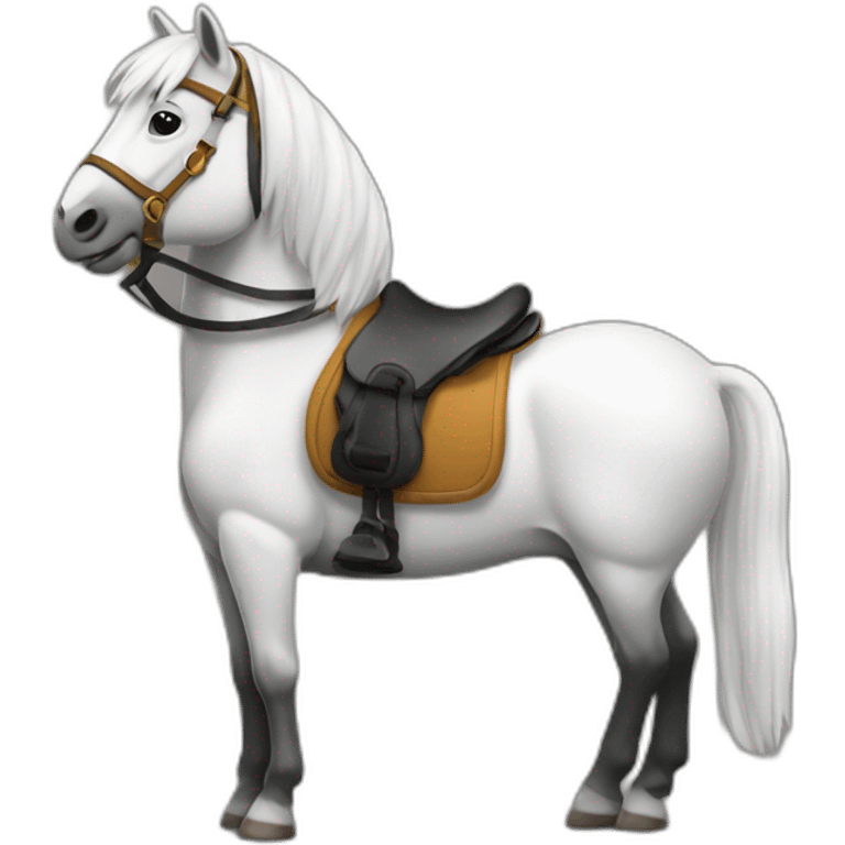 cheval sur panda emoji