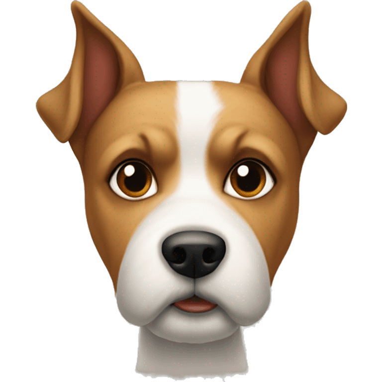 West terrier rot weiler mix  emoji