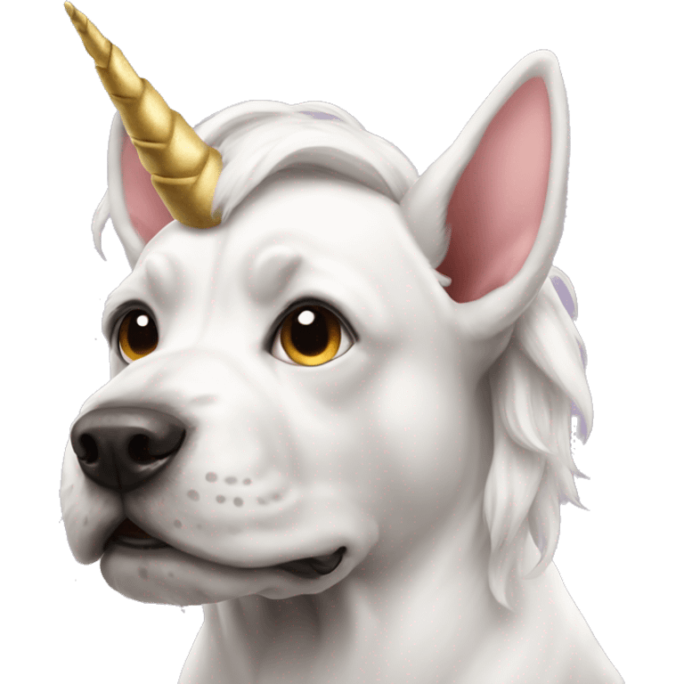 Unicorn dog emoji