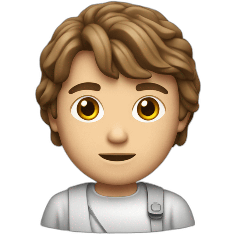 Luke dans Star Wars buvant un café emoji