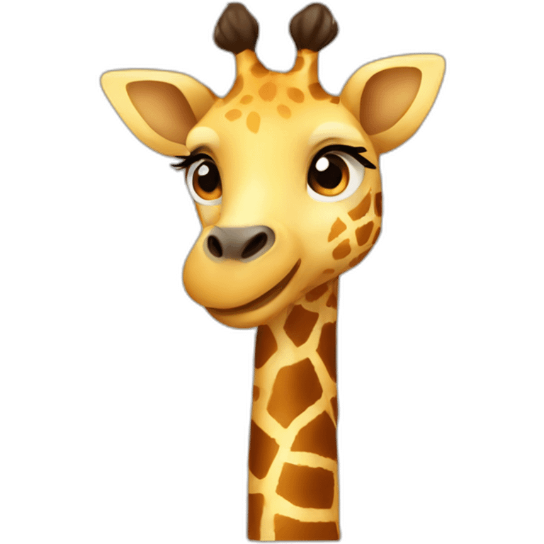 tiny giraffe emoji