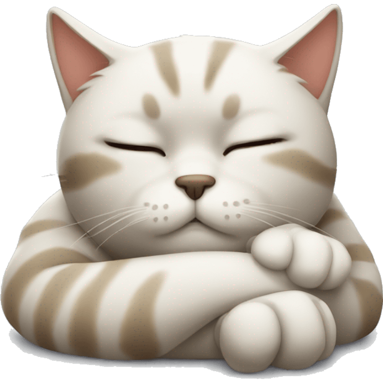 Sleepy cat emoji