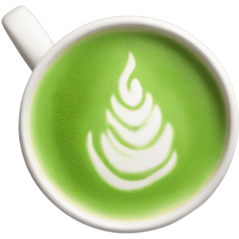 Matcha latte emoji