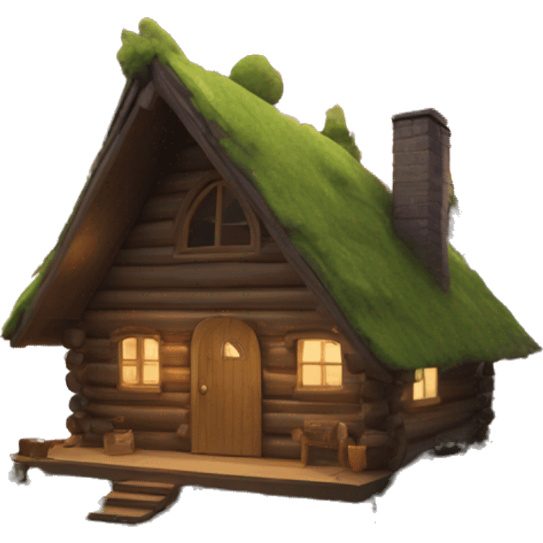 Forest Cabin Dreamscape emoji