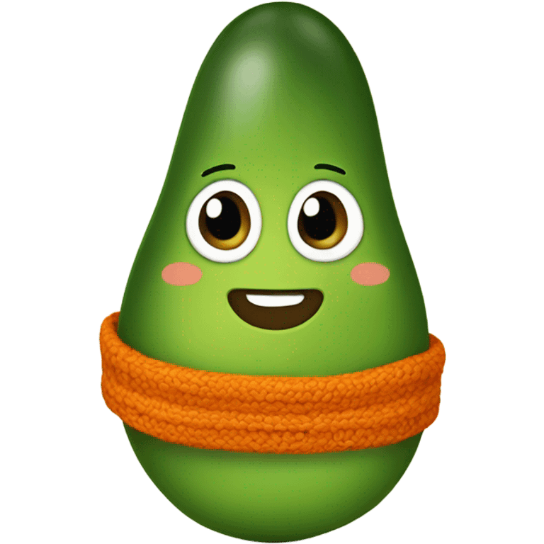 Avocado with boots  emoji