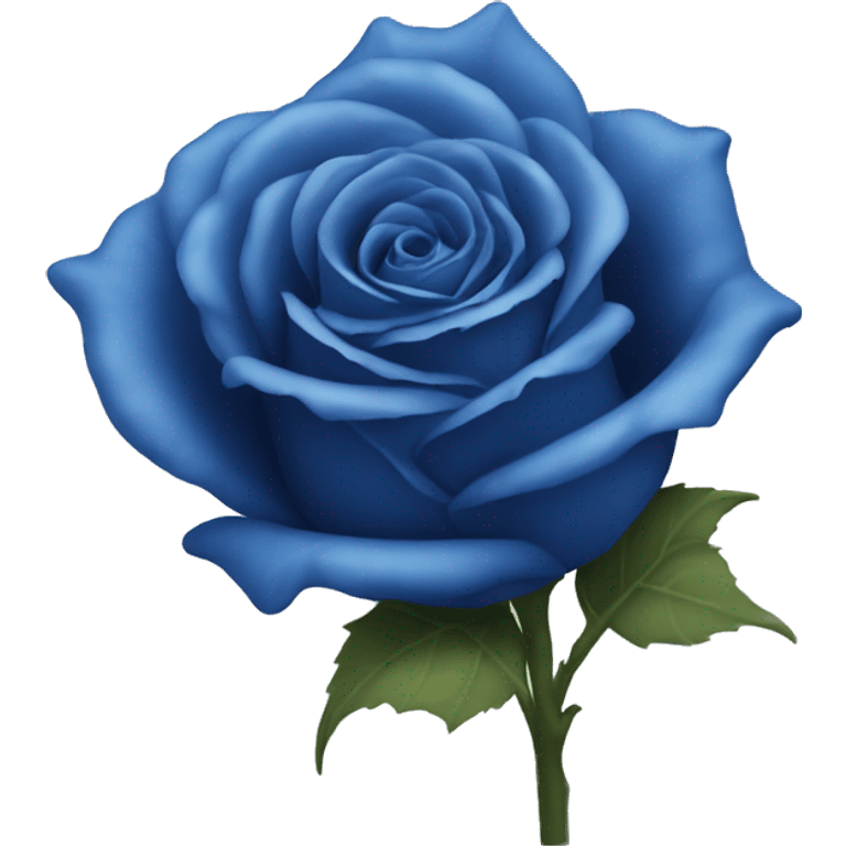 Blue rose emoji