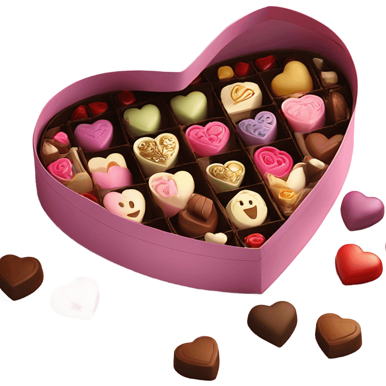 Valentines chocolates  emoji