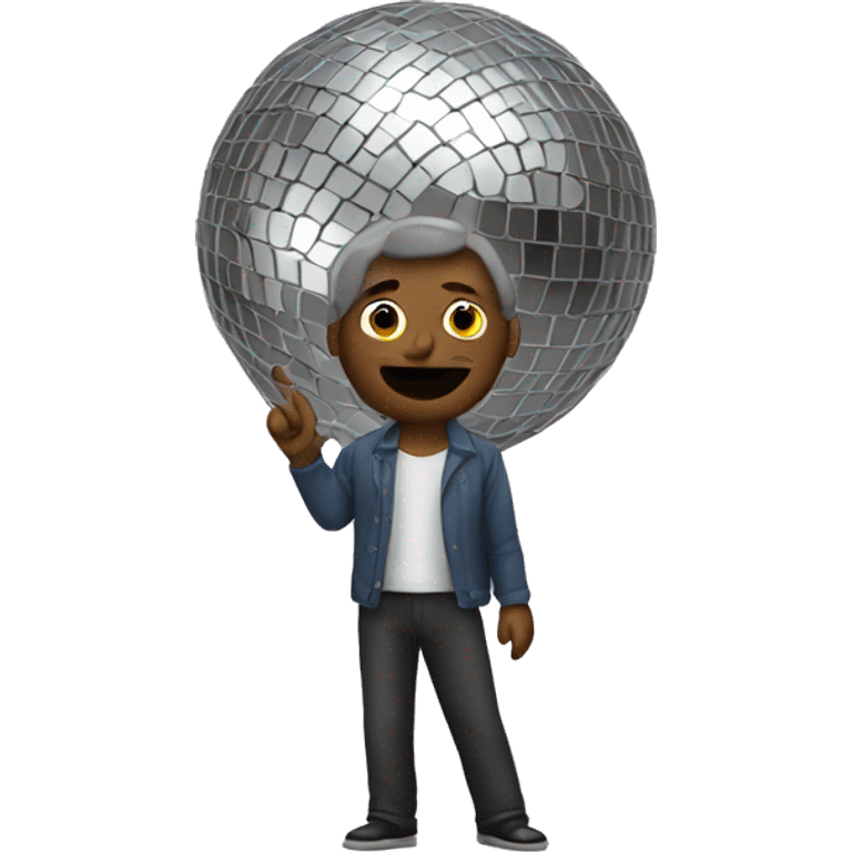 a man in the form of a disco ball



 emoji